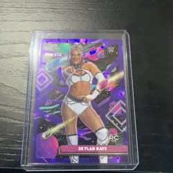 2026 Topps WWE Cosmic Chrome Purple SKYLAR RAYE #113 Card 060/150 - Image 2