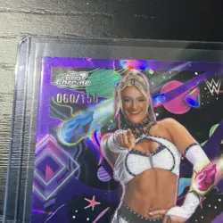 2026 Topps WWE Cosmic Chrome Purple SKYLAR RAYE #113 Card 060/150 - Image 3