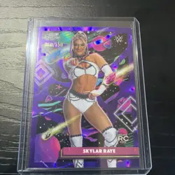 2026 Topps WWE Cosmic Chrome Purple SKYLAR RAYE #113 Card 060/150 - Image 5