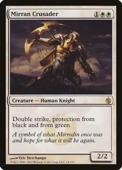 MTG - Mirran Crusader - Mirrodin Besieged - Magic the Gathering - Image 1