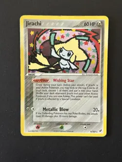 Jirachi 9/107 ENG Holo Ex Deoxys 2005 Pokemon Nintendo Card - Image 1