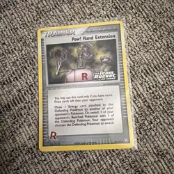 Pow! Hand Extension 85/109 EX Team Rocket Returns Reverse Holo Pokemon Card - Image 1