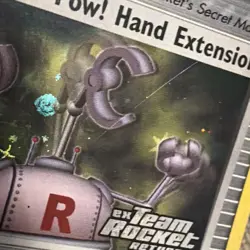 Pow! Hand Extension 85/109 EX Team Rocket Returns Reverse Holo Pokemon Card - Image 3