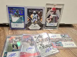 Jacksonville Jaguars 7 Card Autograph Lot. Lawrence, Hunter, Fred Taylor + OFFER - Image 1