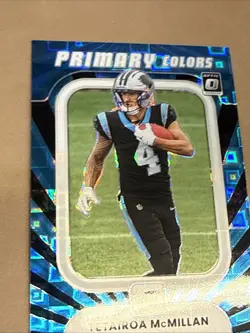 2025 Donruss Optic Rookie Primary Colors Tetairoa McMillan #7 Black Pandora /149 - Image 4