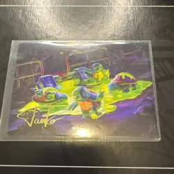 Wizards of the Coast MTG TMNT Art Series The Ooze Art Card #18/54 English - Image 1