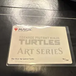 Wizards of the Coast MTG TMNT Art Series The Ooze Art Card #18/54 English - Image 2