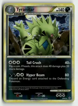 Tyranitar - Unleashed (UL) Reverse Holo 26/95 Pokemon - Image 1