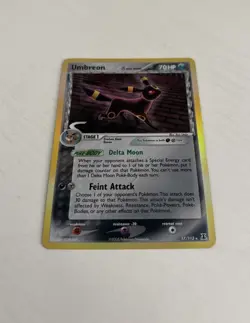 Pokemon TCG Umbreon Reverse Holo Rare Card 17/113 EX Delta Species 2005 NM - Image 4