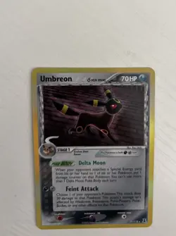 Pokemon TCG Umbreon Reverse Holo Rare Card 17/113 EX Delta Species 2005 NM - Image 5
