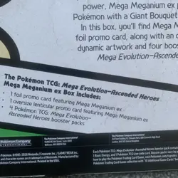 Pokemon TCG Mega Evolution Ascended Heroes Mega Meganium ex Box Promo Bundle - Image 5