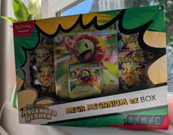 Pokemon TCG Mega Evolution - Ascended Heroes Mega Meganium ex Box Promo Box - Image 1