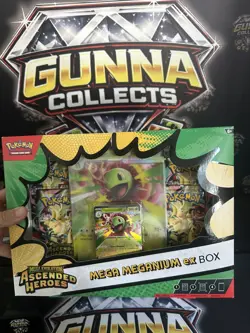 Pokemon TCG Mega Evolution Ascended Heroes Mega Meganium EX Promo Box - Image 1