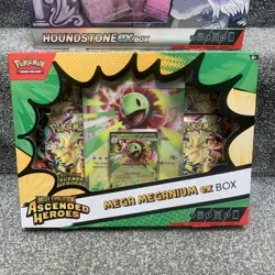 Pokemon TCG Mega Evolution Ascended Heroes Mega Meganium ex Box Promo Bundle - Image 2