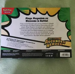 Pokemon TCG Mega Evolution Ascended Heroes Mega Meganium ex Box Promo ENG 2025 - Image 2