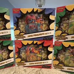 Pokemon TCG Mega Evolution Ascended Heroes ex Box Lot (6) Promo - Meganium - Image 3