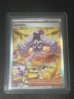 Pokemon Jacinthe Full Art Holo Rare Trainer Supporter Card POR 122/088 - Image 1