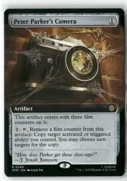 Peter Parker's Camera Marvel's Spider-Man Regular MTG Magic Extended Art - Image 1