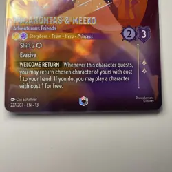 Pocahontas & Meeko Enchanted Disney Lorcana Card set 13 Attack Of The Vine! - Image 3