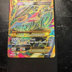 Pokemon M Rayquaza EX 98/98 Secret Rare Full Art Holo XY Ancient Origins - Image 3
