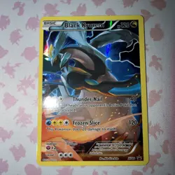 Pokemon 2015 XY Black Star Promo Black Kyurem #XY80 Full Art LP - Image 1