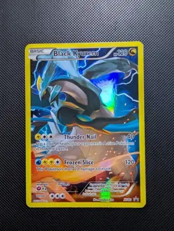 Black Kyurem XY80 Full Art Black Star Promo Pokemon Card LP XY English 2015 - Image 1