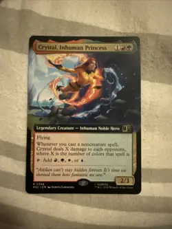 Crystal, Inhuman Princess (Extended Art) R Commander: Marvel Super Heroes 398 NM - Image 1