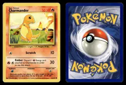 Charmander 46/102 Common Base Set Unlimited Pokemon Card - 8 - Image 1