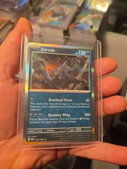 Pitch Black Zarude Cosmos Holo Pokemon TCG - Image 2