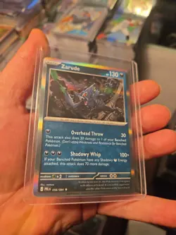 Pitch Black Zarude Cosmos Holo Pokemon TCG - Image 3
