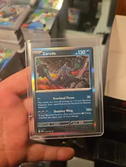 Pitch Black Zarude Cosmos Holo Pokemon TCG - Image 5