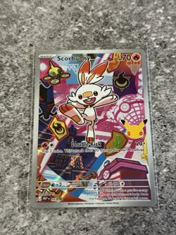 Pokemon Scorbunny 053 Promo Full Art Holo Card English Mega Evolution Promo 30th - Image 1