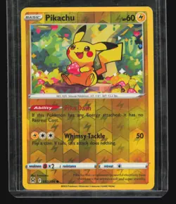 Pikachu Common SWSH11: Lost Origin 052/196 NM - Image 1