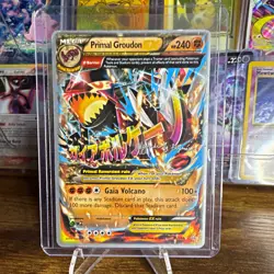 The Pokemon Company Primal Groudon EX 86/160 Primal Clash Ultra Rare Holo MP/LP - Image 1