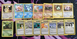 Gym Heroes Pokemon Card Lot Bundle WOTC Vintage 15 X Cards Pokemon TCG - Image 1