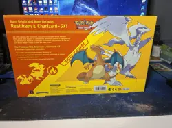 Pokemon Reshiram & Charizard GX Premium Collection Box - Sealed Small Rip in Box - Image 3
