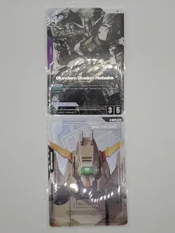 Gundam Card Game Gundam Gusion Rebake Dual Impact GD02-055 LR+ NM English - Image 2