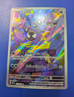 Pokemon TCG Gastly 177/162 SV05 Temporal Forces Illustration Rare Holo 2024 - Image 1