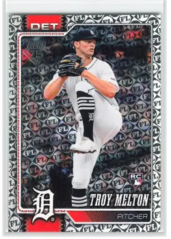 2026 Topps Series One Troy Melton Rookie Spring Training Detroit Tigers #212 - Image 1