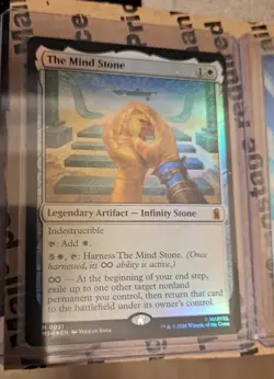 The Mind Stone 021 Foil Marvel Super Heroes MSH MTG Magic The Gathering & MORE - Image 1