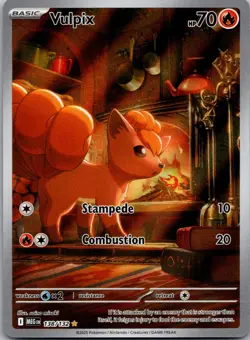 Vulpix Holo Illustration Rare ME01: Mega Evolution 138/132 NM - Image 1