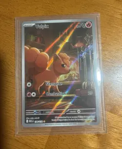 Pokemon TCG Vulpix 138/132 ME01 Mega Evolution Holo Full Art IR 70 HP Eng - Image 1