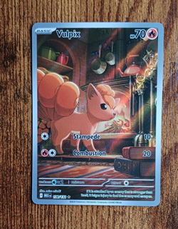 Pokemon TCG Vulpix 138/132 ME01: Mega Evolution Full Art Rare Holo English - Image 1