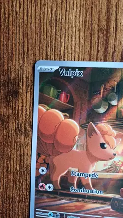 Pokemon TCG Vulpix 138/132 ME01: Mega Evolution Full Art Rare Holo English - Image 2