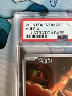 Vulpix 138/132 | Me01 Mega Evolution Illus Rare Holo EN PSA 9 - Image 2