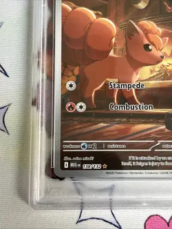 Vulpix 138/132 | Me01 Mega Evolution Illus Rare Holo EN PSA 9 - Image 3