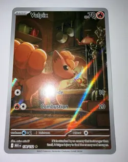 Pokemon TCG Vulpix Me01: Mega Evolution 138/132 Holo English HP70 Naoyo - Image 1