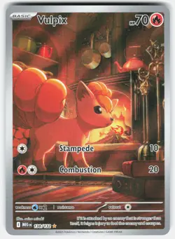Vulpix Holo Illustration Rare ME01: Mega Evolution 138/132 NM - Image 1