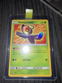 Pokemon TCG Shining Celebi SM79 Black Star Promo Sun And Moon NM Ungraded - Image 1