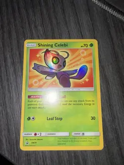 Pokemon TCG Shining Celebi SM79 Black Star Promo Sun And Moon NM Ungraded - Image 2